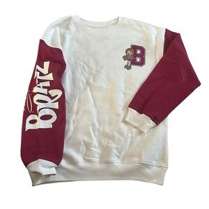 NWT Bratz Varsity Pullover Sweatshirt Womens Small
